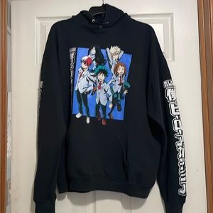 My Hero Academy anime hoodie Xl